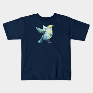 Polygonal Bird Kids T-Shirt